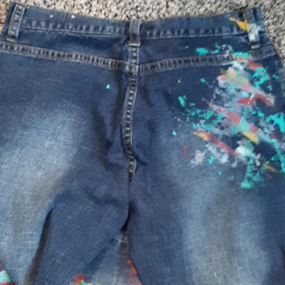 Jeans - Painted by me - Picture 2 of 7